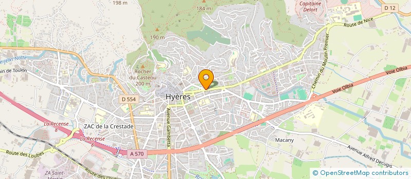 localisation de l'entreprise MADAME SACHA ANDRE  HYERES