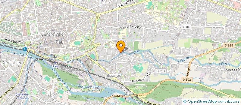 localisation de l'entreprise MADAME SACHA AUGEARD à PAU