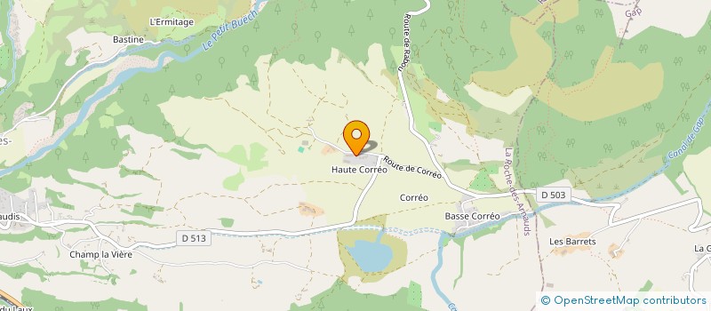 localisation de l'entreprise MADAME SACHA BECOURT  LA ROCHE-DES-ARNAUDS