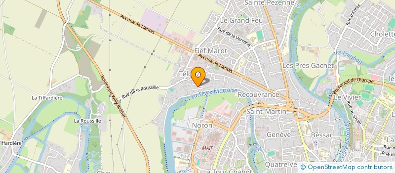 localisation de l'entreprise MADAME SACHA BESNARD-FUZEAU  NIORT