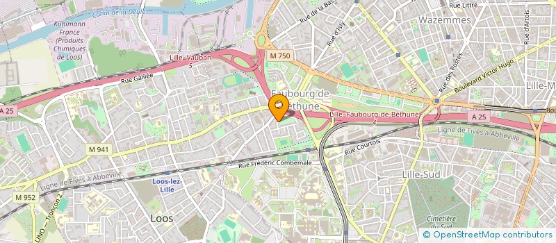 localisation de l'entreprise MADAME SACHA BORDESSOULLES  LILLE