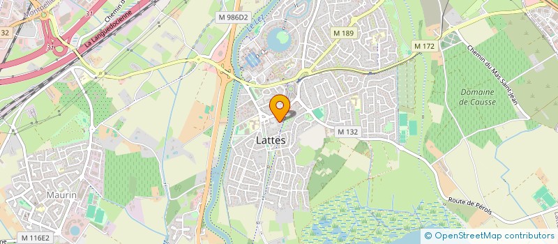 localisation de l'entreprise MADAME SACHA BRAGA à LATTES