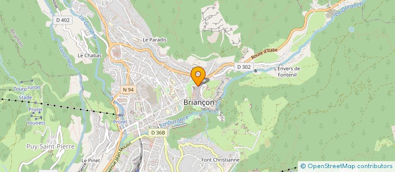 localisation de l'entreprise MADAME SACHA FLAVIEN  BRIANCON