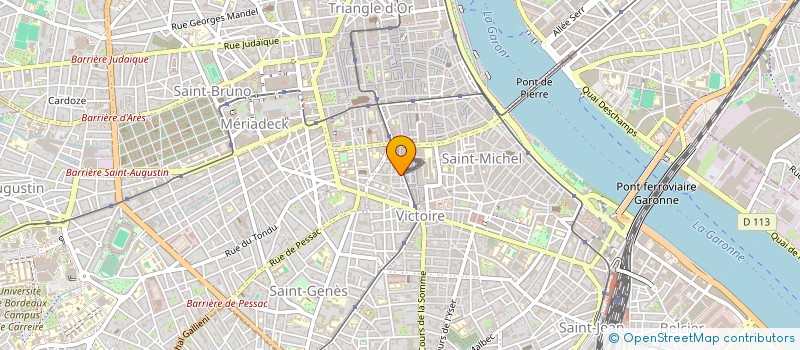 localisation de l'entreprise MADAME SACHA LANGLADE  BORDEAUX