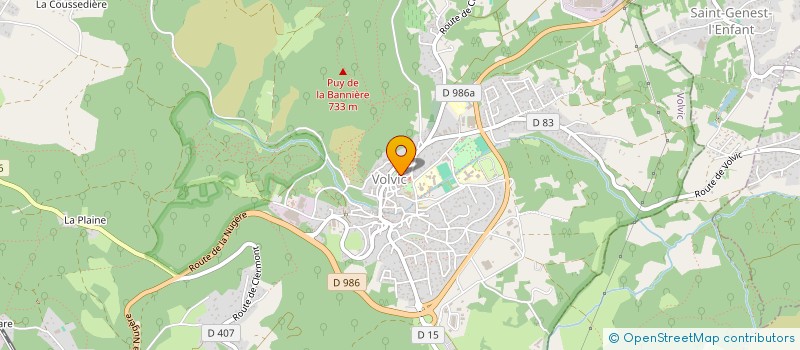 localisation de l'entreprise MADAME SACHA LIMOUZIN  VOLVIC