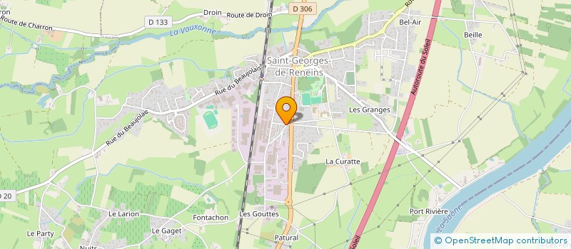 localisation de l'entreprise MADAME SACHA PIERAGGI  SAINT-GEORGES-DE-RENEINS