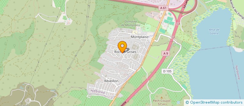 localisation de l'entreprise MADAME SACHA STRAZZABOSCHI  NARBONNE