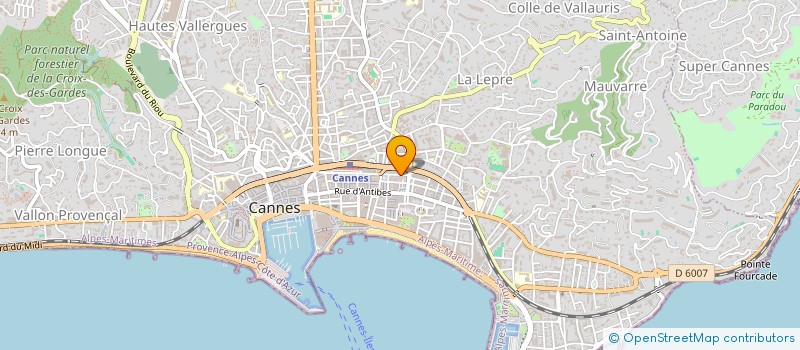 localisation de l'entreprise MADAME SACHIKO KATSURADA à CANNES