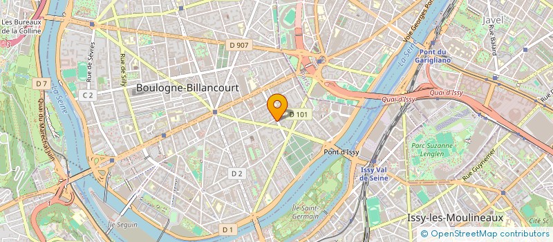 localisation de l'entreprise MADAME SACHIKO YAMAMOTO  BOULOGNE-BILLANCOURT