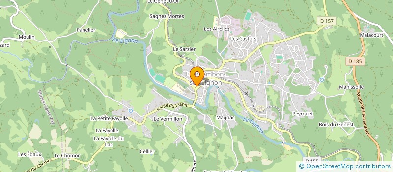 localisation de l'entreprise MADAME SADAF TAGHAVI GOLESTANI  LE CHAMBON-SUR-LIGNON