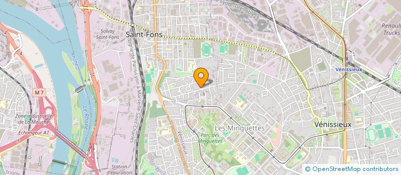 localisation de l'entreprise MADAME SADIA ALIM  SAINT-FONS