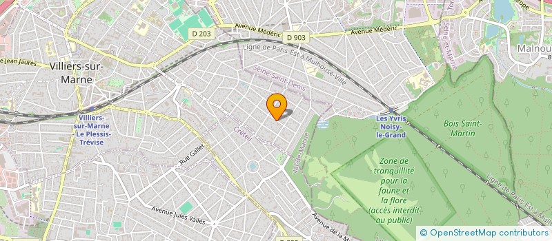 localisation de l'entreprise MADAME SADIA AMINOU à VILLIERS-SUR-MARNE