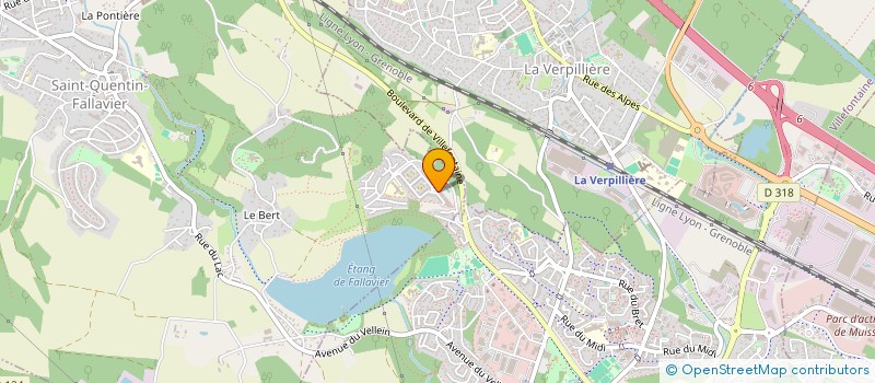 localisation de l'entreprise MADAME SADIA ANTAR  SAINT-QUENTIN-FALLAVIER