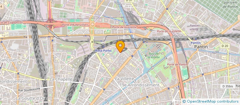 localisation de l'entreprise MADAME SADIA BENDAHMANE  PARIS