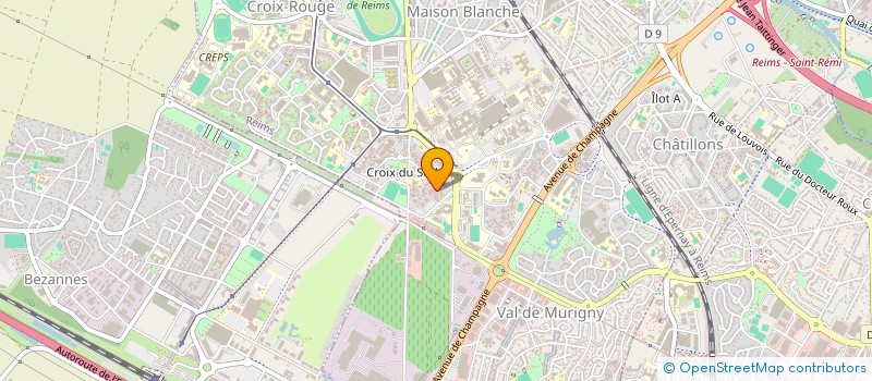 localisation de l'entreprise MADAME SADIA BOUNIA  REIMS