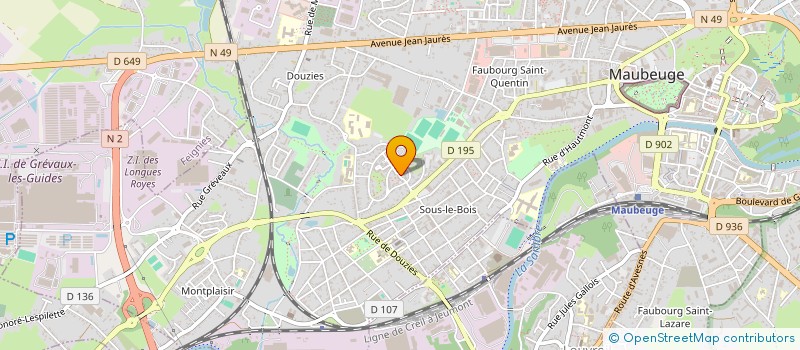 localisation de l'entreprise MADAME SADIA TOUK  MAUBEUGE