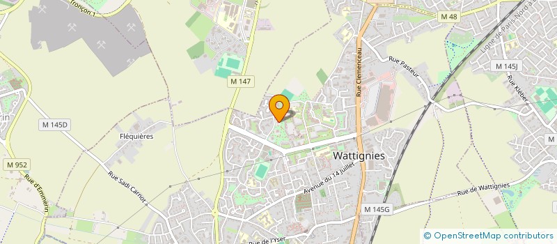 localisation de l'entreprise MADAME SADIKA BALHARI  WATTIGNIES