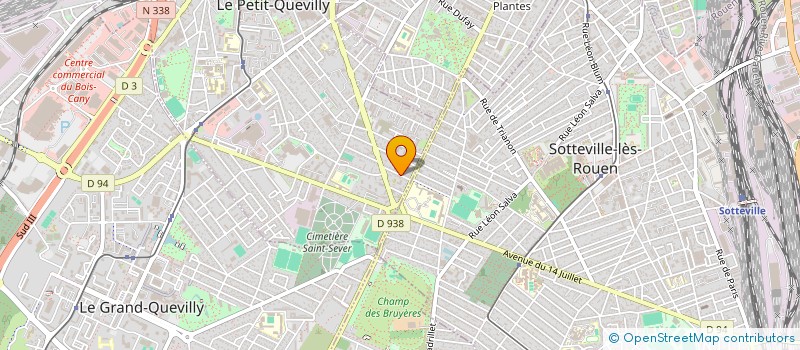 localisation de l'entreprise MADAME SADIM MANSOUR à LE PETIT-QUEVILLY