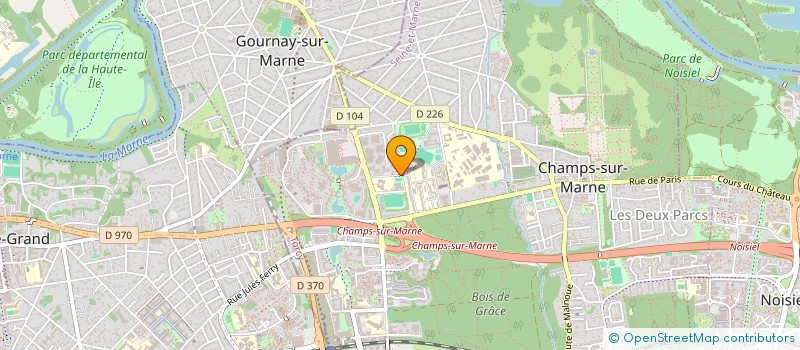 localisation de l'entreprise MADAME SADIO COULIBALY  CHAMPS-SUR-MARNE