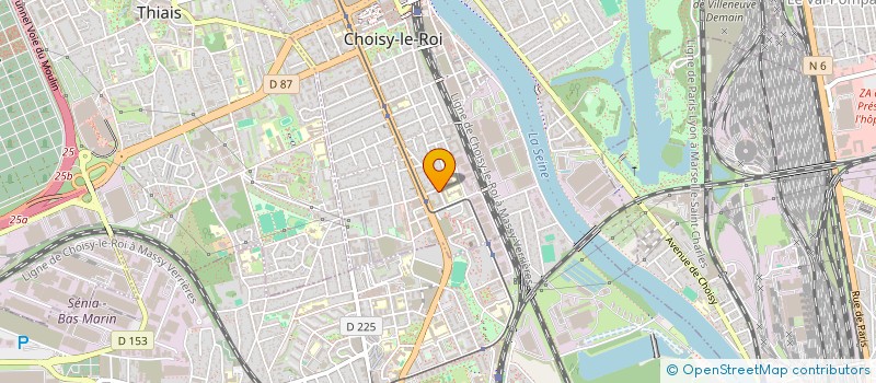 localisation de l'entreprise MADAME SADIO DEMBELE  CHOISY-LE-ROI