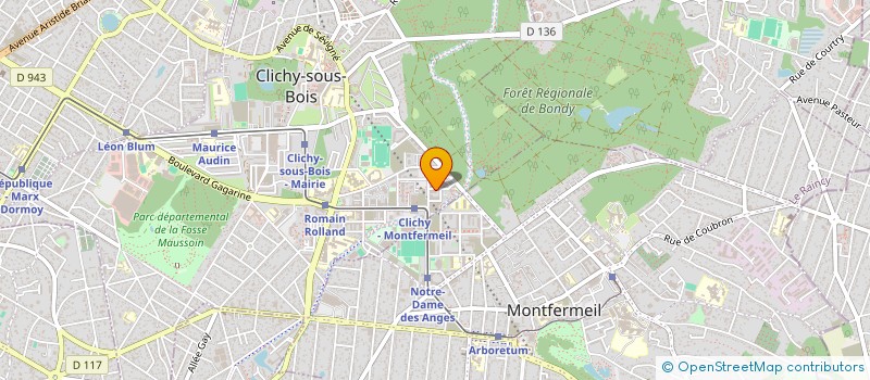 localisation de l'entreprise MADAME SADIO DIAKHITE à CLICHY SOUS BOIS