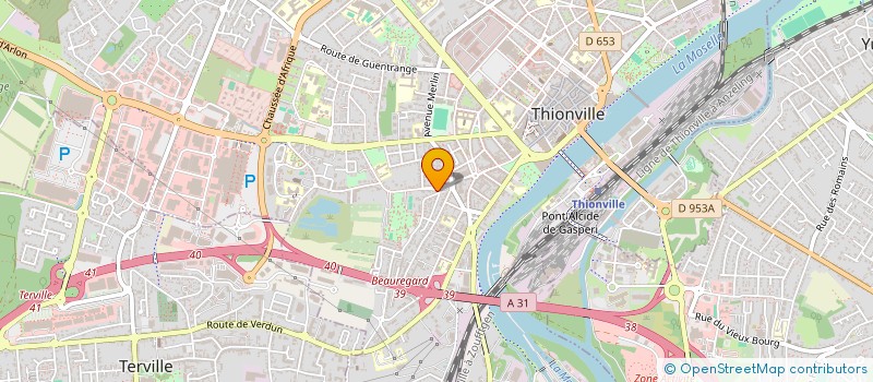 localisation de l'entreprise MADAME SADIQA NOORZAI  THIONVILLE