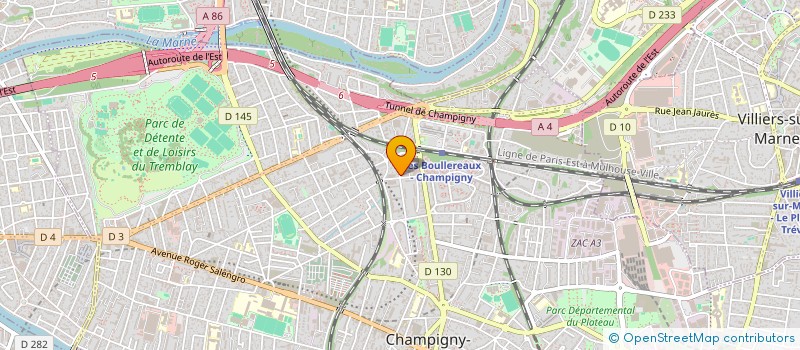 localisation de l'entreprise MADAME SADJIA AMIAR à CHAMPIGNY-SUR-MARNE