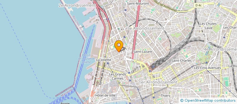 localisation de l'entreprise MADAME SADJIA GARNIER à MARSEILLE