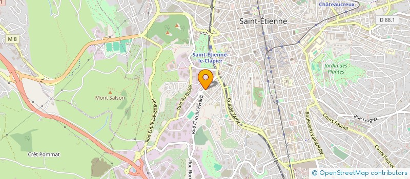 localisation de l'entreprise MADAME SAER DIOP à SAINT-ETIENNE