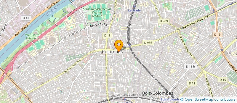 localisation de l'entreprise MADAME SAFA BOUIBKER à COLOMBES