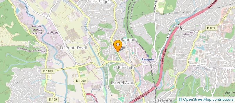 localisation de l'entreprise MADAME SAFA BOUZAIANE à CANNES