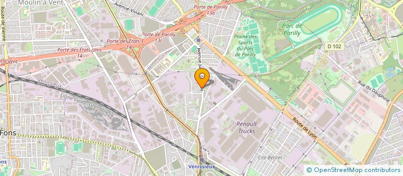 localisation de l'entreprise MADAME SAFA CHOUTRI  VENISSIEUX