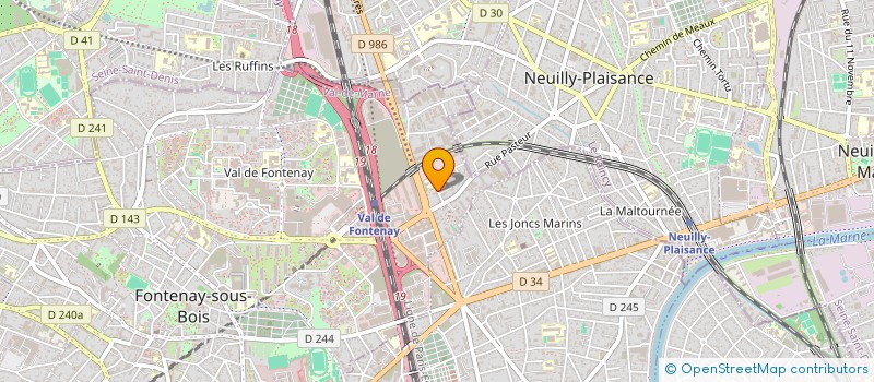 localisation de l'entreprise MADAME SAFA LAHBIB à FONTENAY-SOUS-BOIS