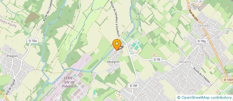 localisation de l'entreprise MADAME SAFA MATHLOUTHI  PREVESSIN-MOENS