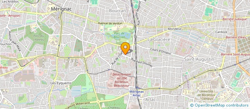 localisation de l'entreprise MADAME SAFA MOUHETTA  MERIGNAC