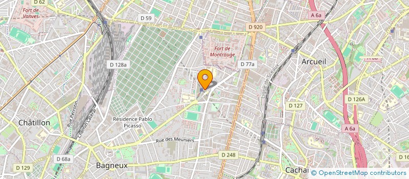 localisation de l'entreprise MADAME SAFA OUNISSI à BAGNEUX