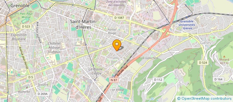 localisation de l'entreprise MADAME SAFA ZINE à SAINT-MARTIN-D'HERES