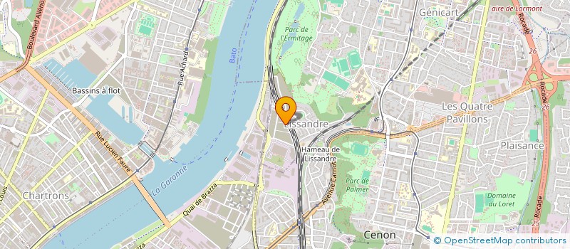 localisation de l'entreprise MADAME SAFAA AIT EL HASSAN  LORMONT