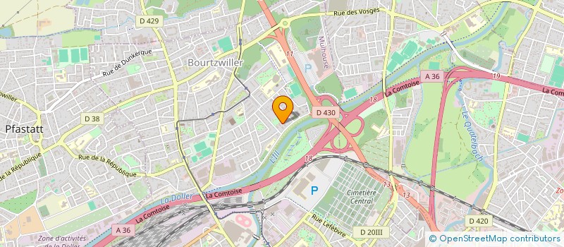 localisation de l'entreprise MADAME SAFAA ALMOUGHRABI  MULHOUSE