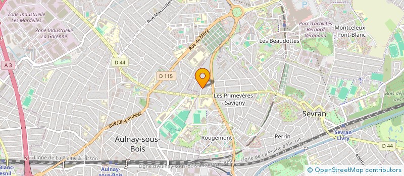 localisation de l'entreprise MADAME SAFAA EL AMER à SEVRAN