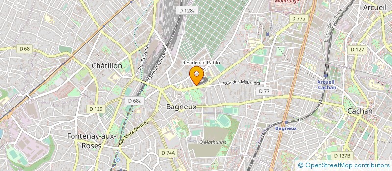 localisation de l'entreprise MADAME SAFAA EL MASSLOUHI à BAGNEUX