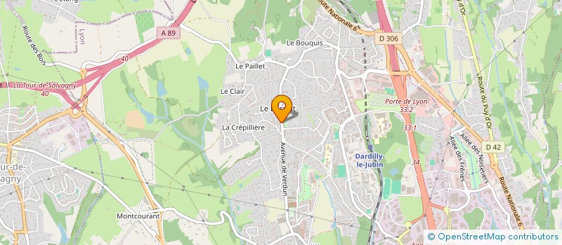 localisation de l'entreprise MADAME SAFAA GUIRGUIS  DARDILLY