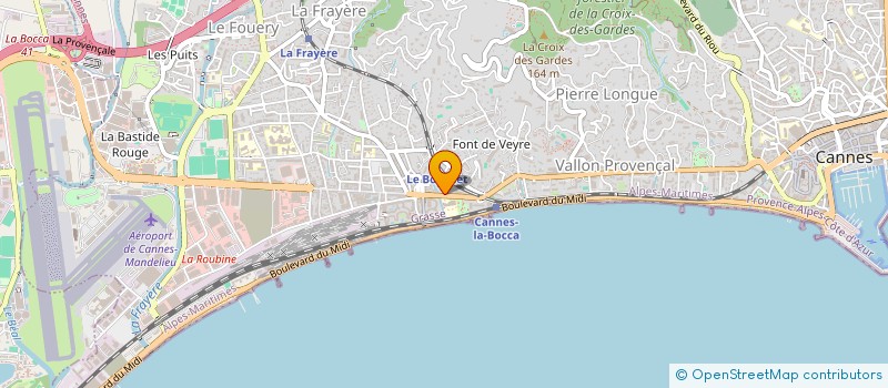 localisation de l'entreprise MADAME SAFAA JAHJAH à CANNES