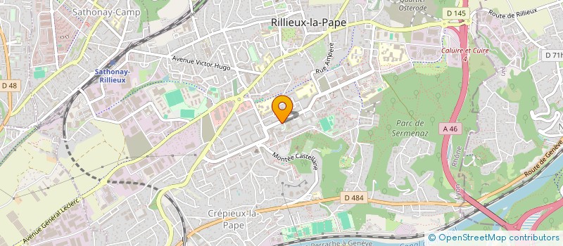 localisation de l'entreprise MADAME SAFAA OMARI ALAOUI  RILLIEUX-LA-PAPE