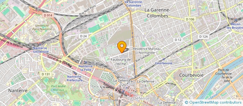 localisation de l'entreprise MADAME SAFAA WAKRIM à COURBEVOIE