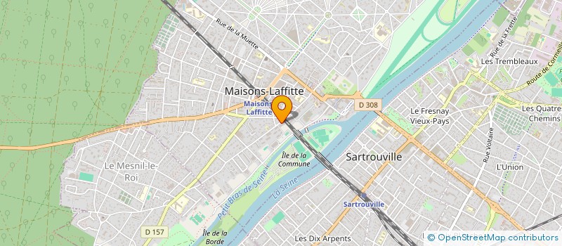localisation de l'entreprise MADAME SAFAE AZAMI HASSANI  MAISONS-LAFFITTE