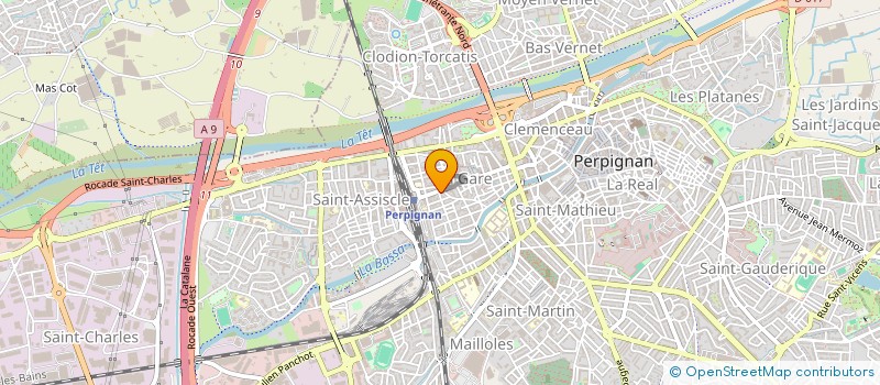 localisation de l'entreprise MADAME SAFAE BEN SLAIMAN BENSLAIMAN  PERPIGNAN