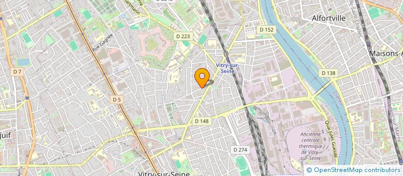 localisation de l'entreprise MADAME SAFAE CHAAIRAT  VITRY-SUR-SEINE