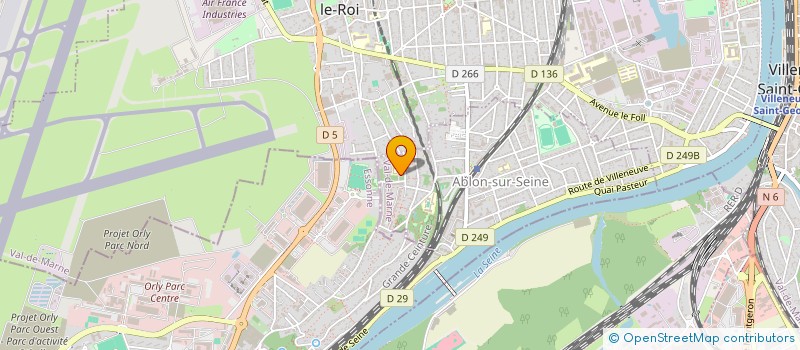 localisation de l'entreprise MADAME SAFAE ISSAOUI  ABLON-SUR-SEINE