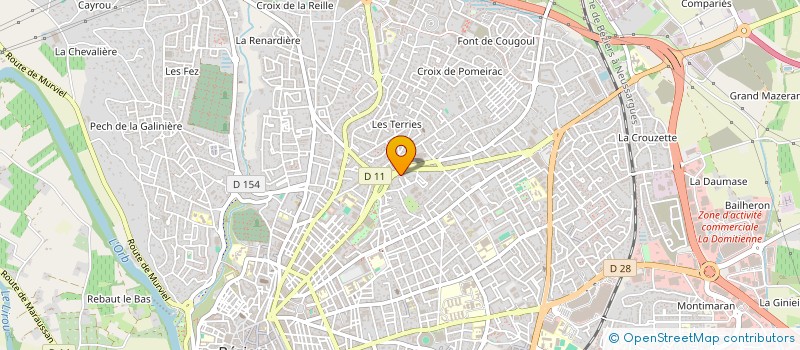 localisation de l'entreprise MADAME SAFAE NOUCH  BEZIERS